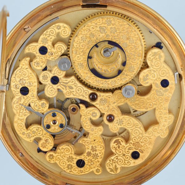 Chinese Market Gold and Enamel Captains Watch View 4