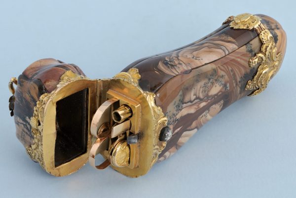 Gold and Moss Agate Etui View 2