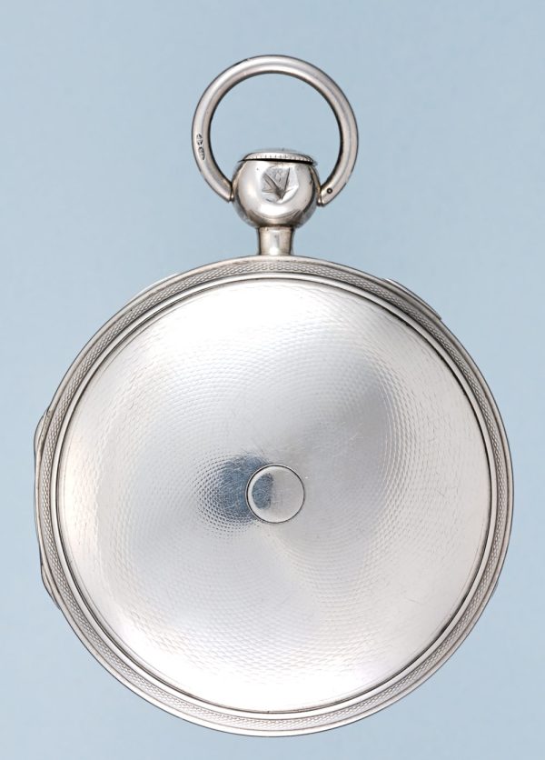 Silver French Verge Alarm Watch View 2