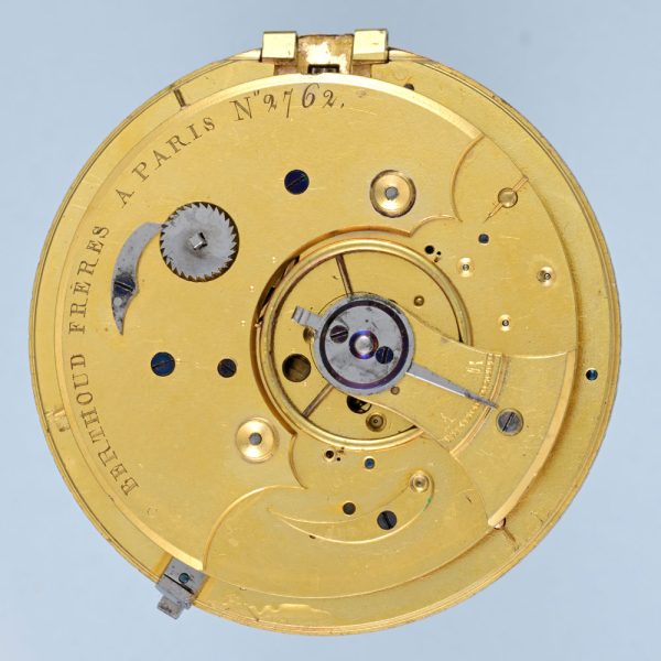 Silver French Verge Alarm Watch View 6