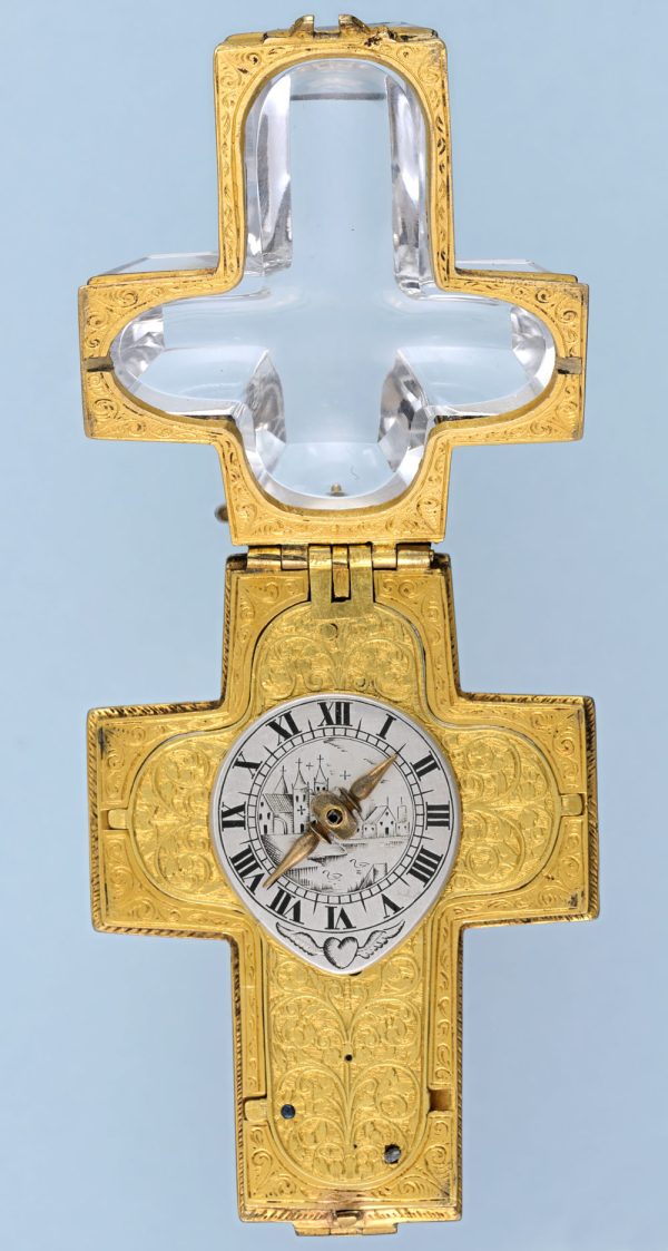 Early Rock Crystal Crucifix Watch View 4