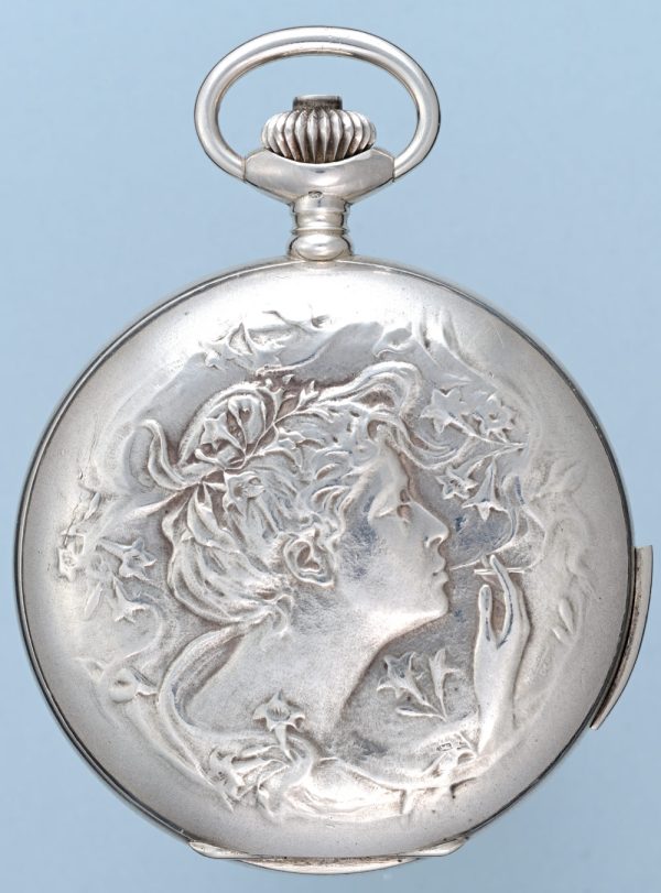 Silver Hunting Cased Erotic Automaton View 3