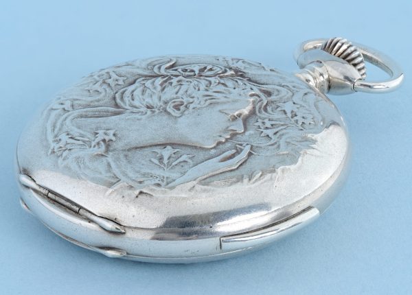 Silver Hunting Cased Erotic Automaton View 6