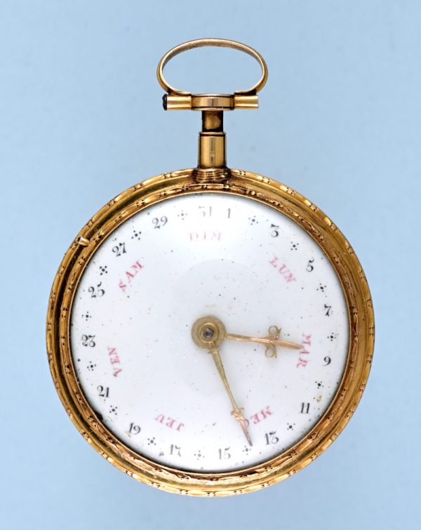 Rare Gold Calendar Fob View 1
