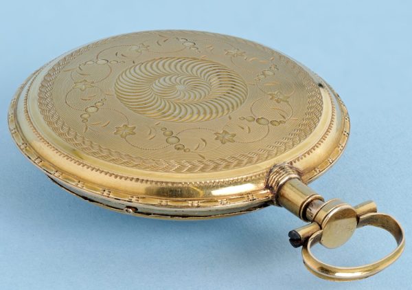Rare Gold Calendar Fob View 3