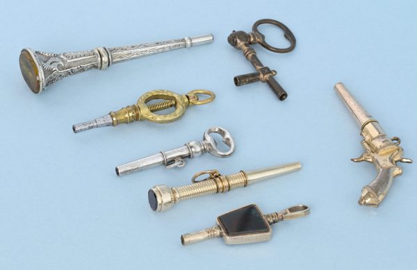 Seven Decorative Watch Keys View 2