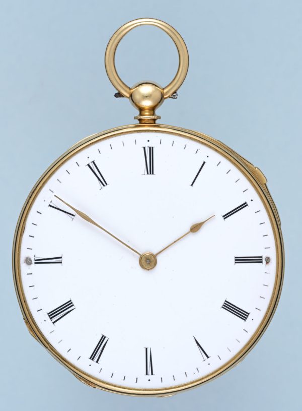 Quarter Repeating Gold Swiss Cylinder View 2