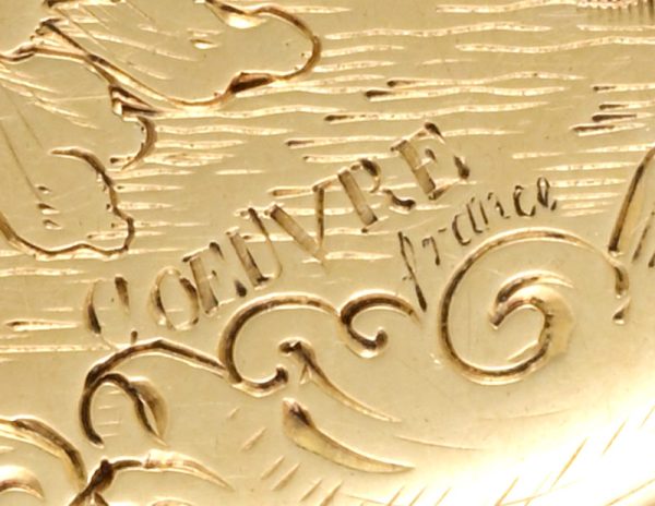 Quarter Repeating Gold Swiss Cylinder View 4