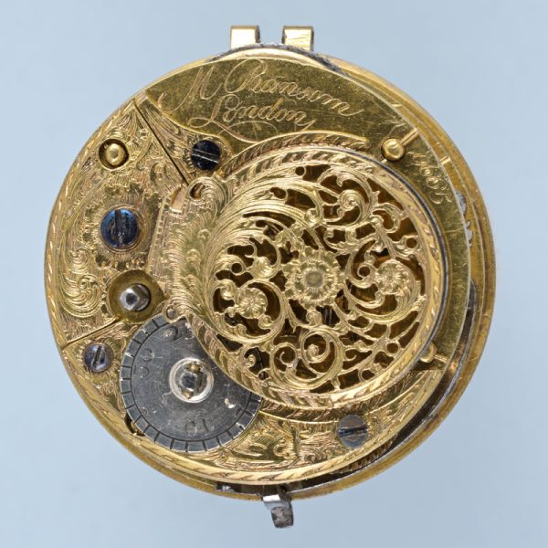 Silver Pair Cased Verge with Owner’s Name View 3