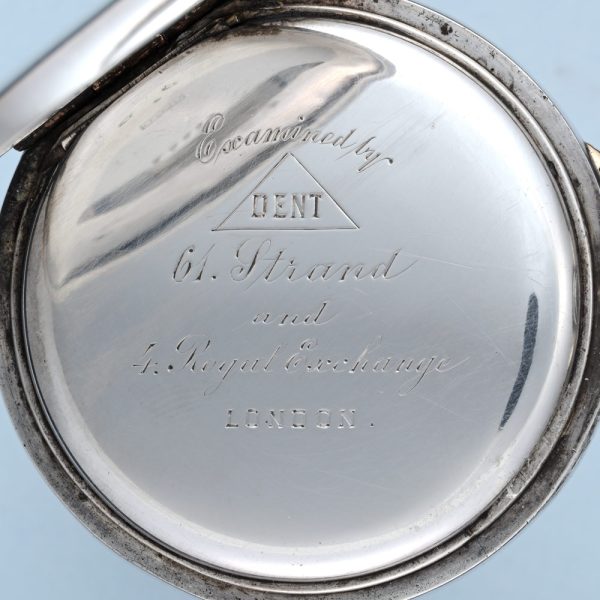 Silver Half Hunter Examined by Dent View 5