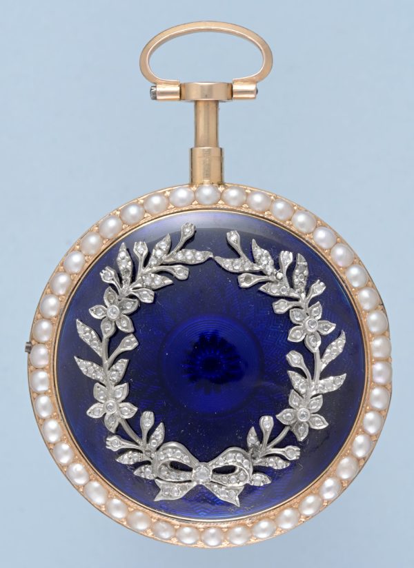 Gold and Enamel Chatelaine Repeating Virgule View 2