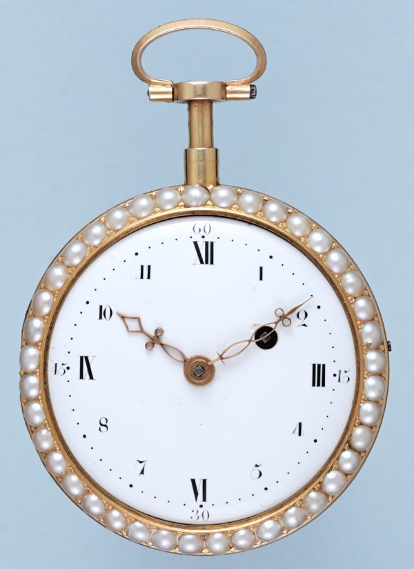 Gold and Enamel Chatelaine Repeating Virgule View 3