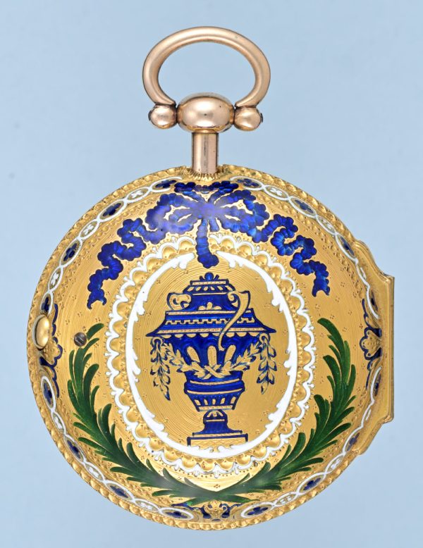 Gold and Enamel Chatelaine Watch View 5