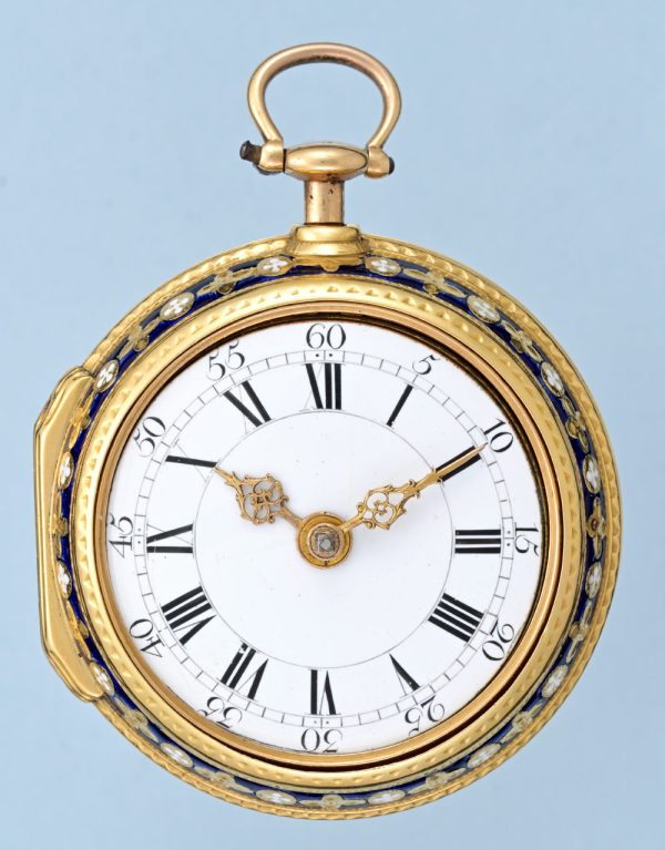 Irish Gold and Enamel Chatelaine Watch View 3
