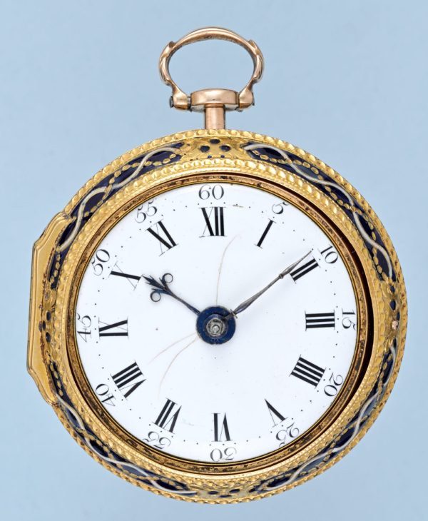 Gold and Enamel Chatelaine Watch View 3