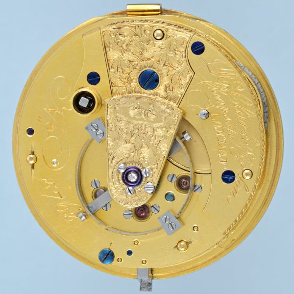 Gold English Full Plate Chronometer View 4