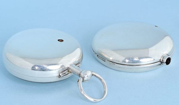 Silver Pair Cased English Ruby Cylinder View 2