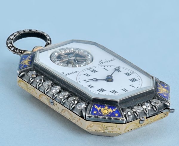 Rare Miniature Quarter Repeating Pendant Watch View 3