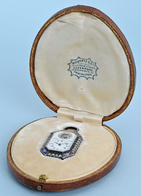 Rare Miniature Quarter Repeating Pendant Watch View 8