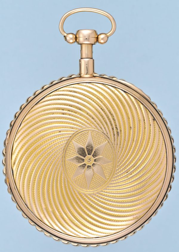 Quarter Repeating Gold Verge with Painted Dial View 2