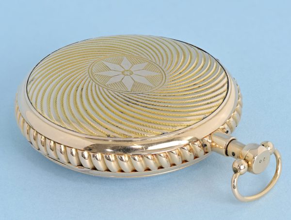Quarter Repeating Gold Verge with Painted Dial View 3