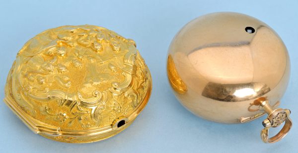 Gold Repousse Nativity Scene Attributed to Moser View 3