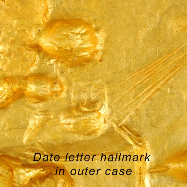 Gold Repousse Nativity Scene Attributed to Moser View 8