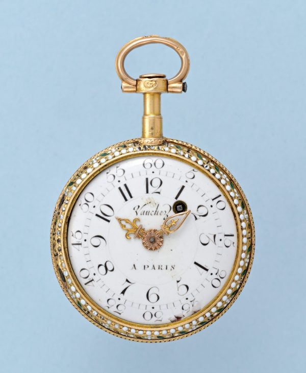 Small Gold and Enamel French Verge View 2