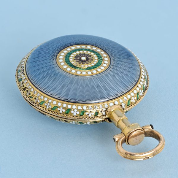 Small Gold and Enamel French Verge View 3
