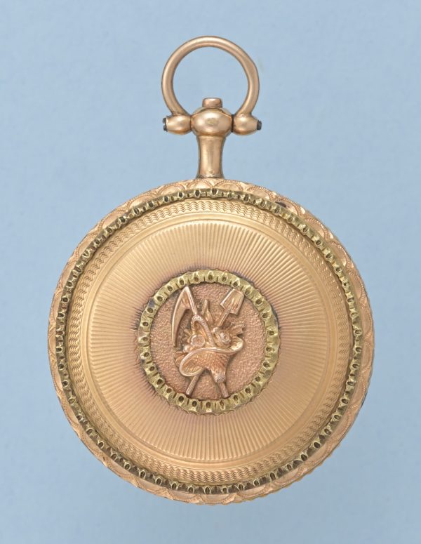 Small Two Colour Gold Verge and Chatelaine View 3