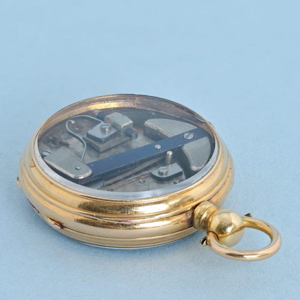 Rare Miniature Gold Pedometer View 4
