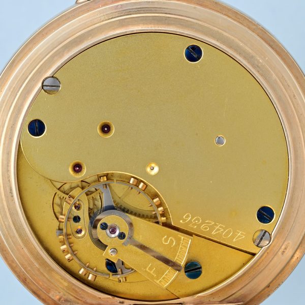 Gold Half Hunter and Presentation Case View 6