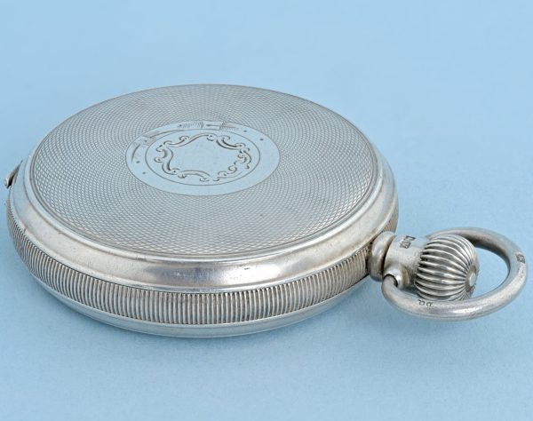 Swiss Silver Engine Turned Full Hunter View 5